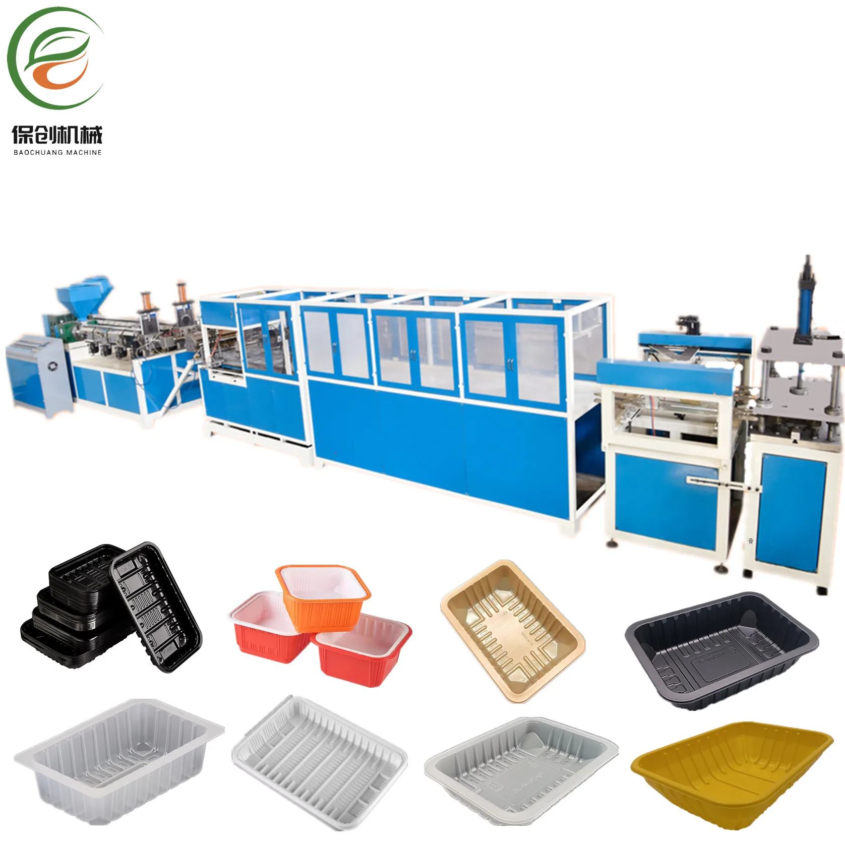 Automatic Thermoforming Vacuum Forming Machine For Making Small Plastic Medical Dental Food Tray