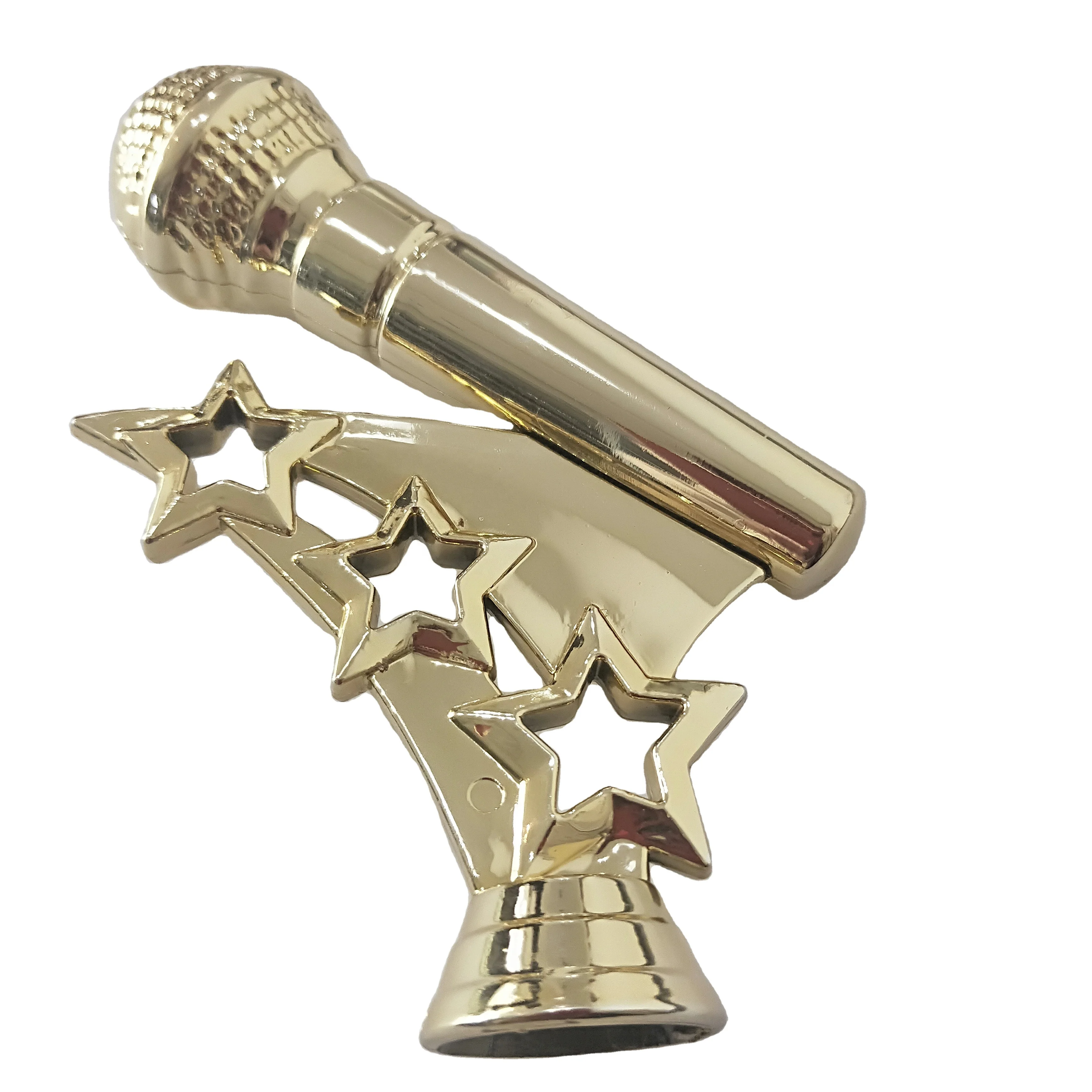 Golden Awards star microphone trophy parts