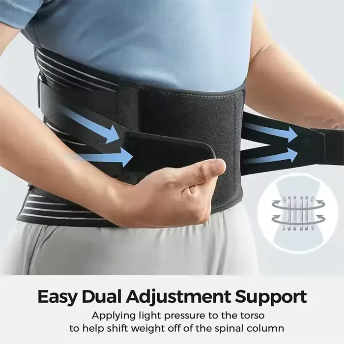 Hot Sale Breathable Back Support Belt Lumbar Support Back Brace for Back Pain