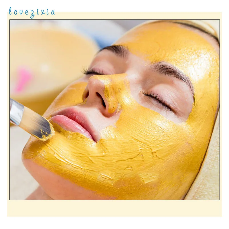 Beauty salon installed gold rose petal lavender face powder firming moisturizing repair OEM private customized LOGO