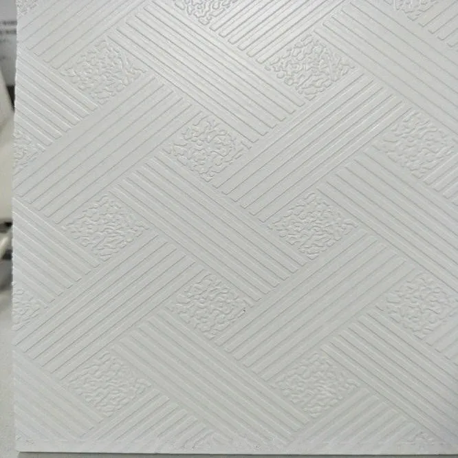 7mm pvc laminated gypsum ceiling tiles and gypsum ceiling board  suspended ceiling production line for mid-east market