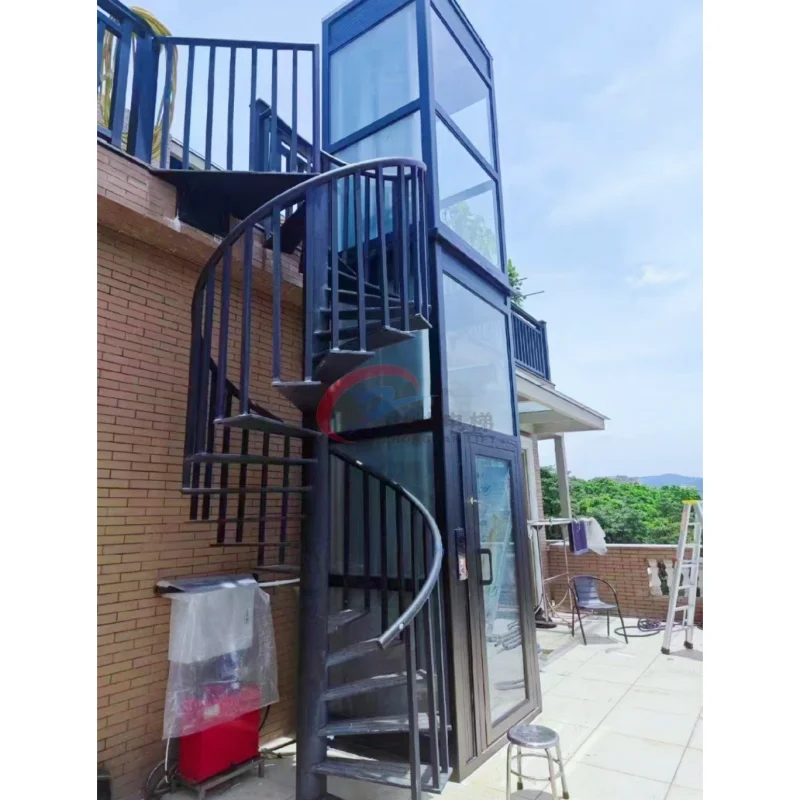 Factory price 2 3 4 floors 400kg home lift small home elevator residential lift outside elevator with automatic opening doors