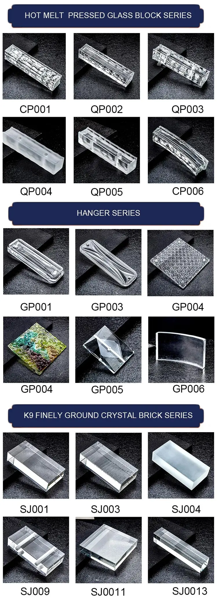 Manufacturers Hollow glass Blocks Product 