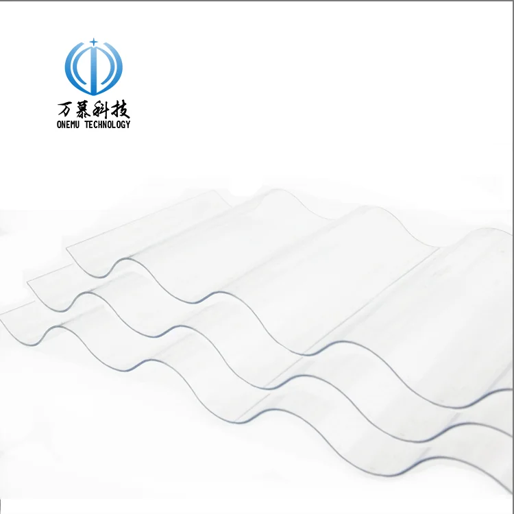 Customized Size Building Material Transparent Daylight Corrugated Polycarbonate Roof Sheet