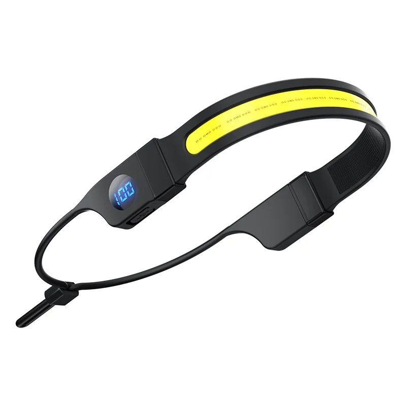 500lumen  Headlamp COB LED Sensor Head Lamp Built-in Battery Flashlight USB Rechargeable Head Torch 3Lighting Modes Headlight