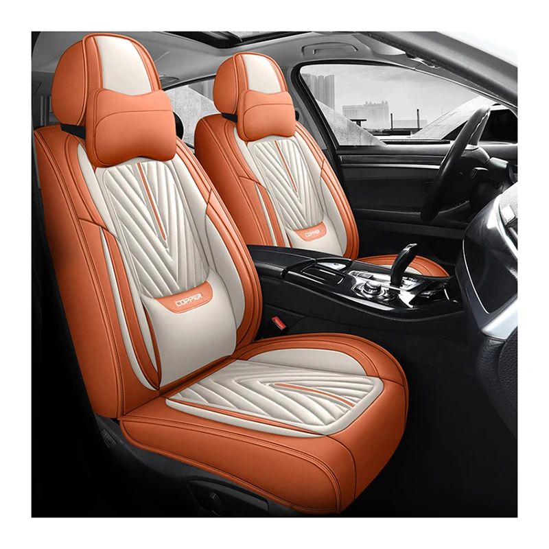 Full Set Original Custom Car Seat Cover Leather Waterproof Vehicle Cushion Cover Car Accessories