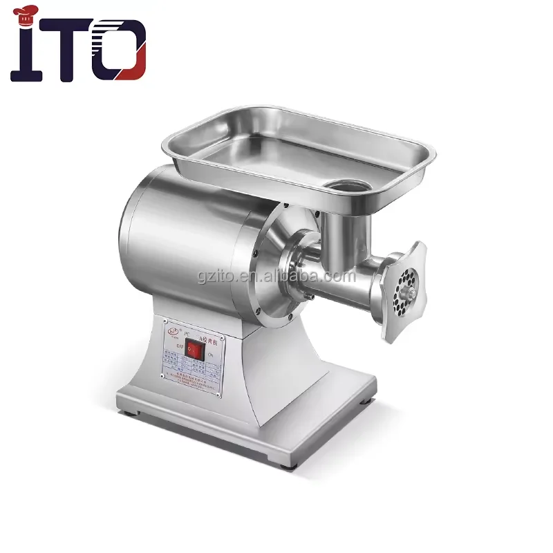Commercial Electric Fresh Meat Grinder, Stainless Steel Mincer Machine For Restaurant
