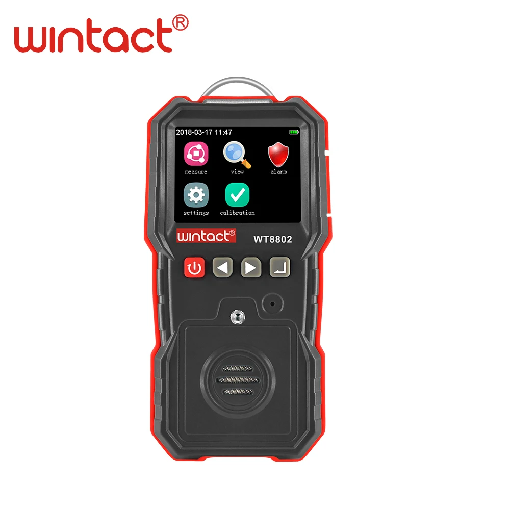 WT8802 portable h2s hydrogen sulfide gas detector analyzer monitor