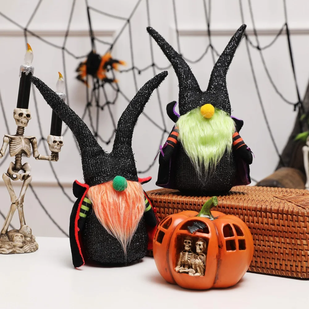 Hot sell Halloween Vampire Cloak Black Fabric Doll Decoration Scene Layout Props Ornaments Gift Halloween Toys