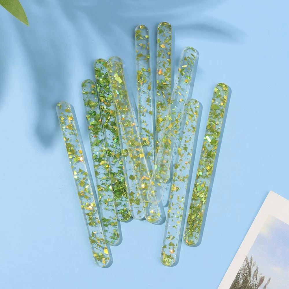 Free Shipping Summer Popsicle Stick , Colored 50 Pieces Ice cream Stick ,DIY Ice Cream Cake Tools