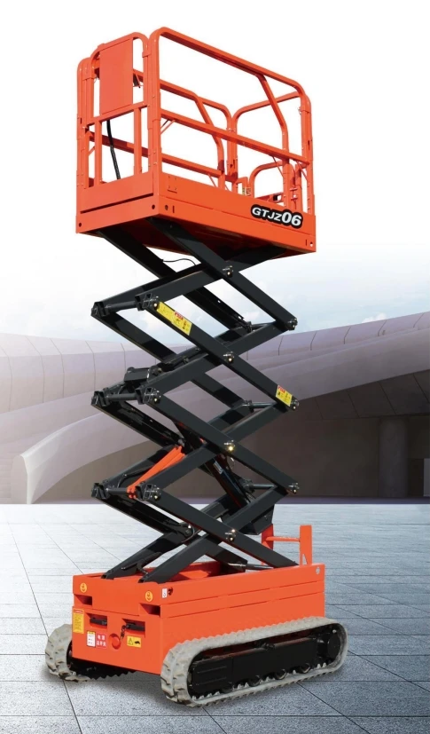 Heavy-Duty Electric Hydraulic Scissor Lift 10m 12m 14m Mobile Elevated Aerial Work Platform Home Use Machinery Repair