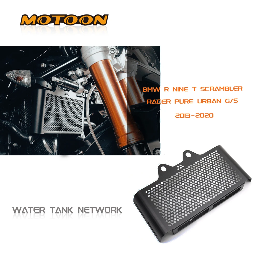 Motorcycle Radiator Grille Guard Cover Water Box Tank Net For RnineT  2013 2020 Protective Case