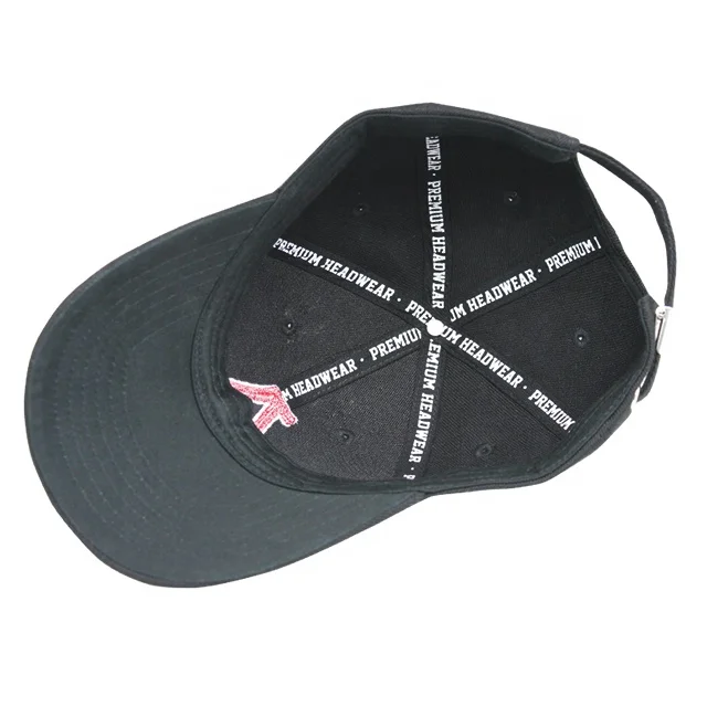 Top quality sports team baseball cap with 3D embroidery logo and sticker
