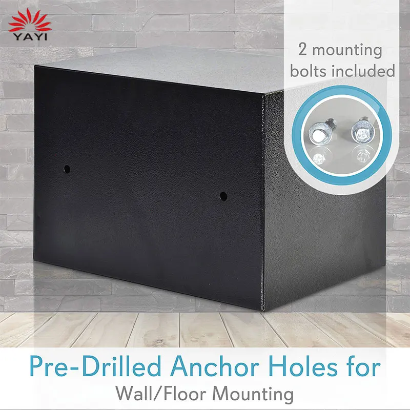 Portable Steel Alloy Drop Safety Keypad Lock Home Hotel and Office Security Money Safe Box