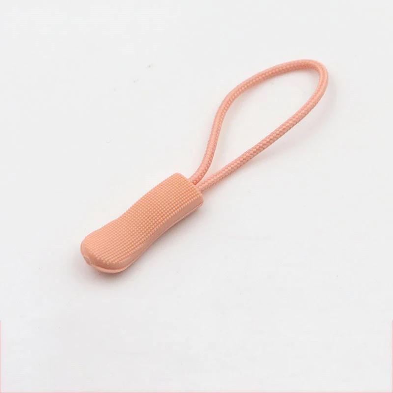 Custom silicone rubber bag garment handbag soft pvc zipper puller colored zipper slider decorative zipper pulls