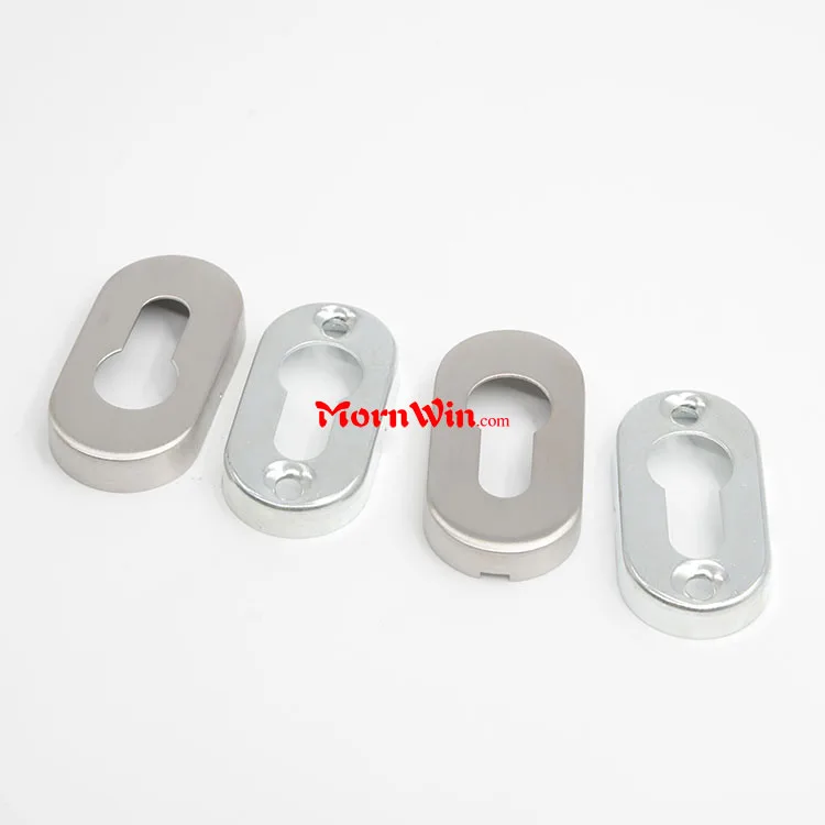 Popular Satin Stainless steel 304 Oval Shape Cylinder  key escutcheon