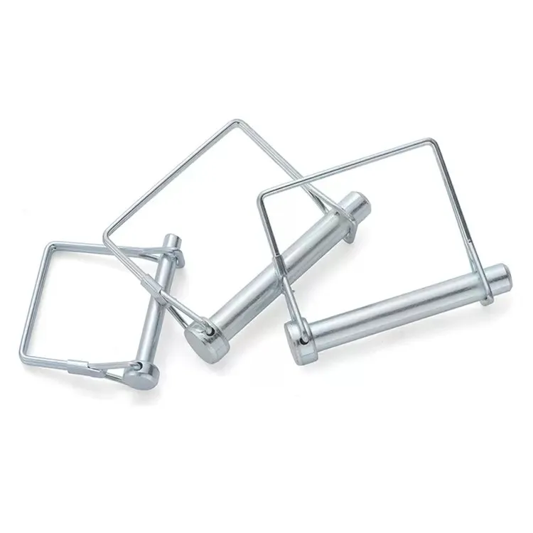 Snapper pin Stainless steel Square or round shaft locking safety wire-lock clevis tab lock pin for trailer