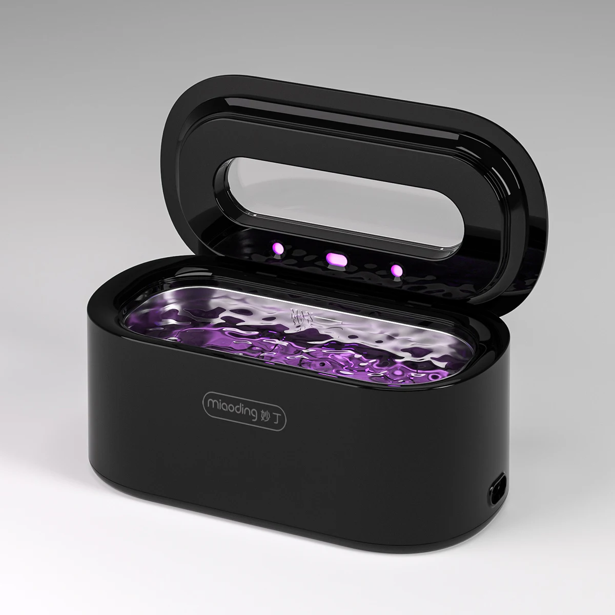 2024 Most Popular Professional Household Ultrasonic Cleaners 350ml Portable Ultrasonic Cleaner for  Jewelry denture sunglass