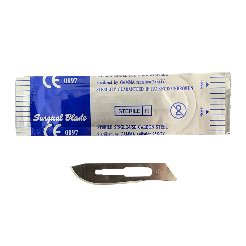 Одноразовые медицинские стерильные хирургические лезвия из углеродистой стали