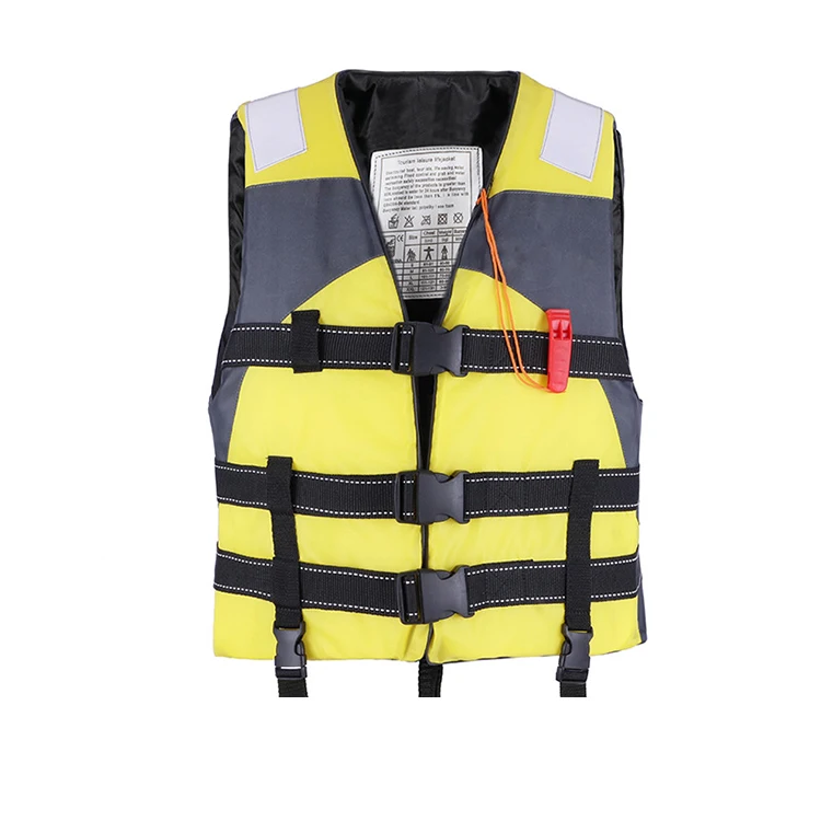 High Quality Coast Guard Approved Water Rescue Sports Life Jacket Vest Hot Sale EPE Foam PVC Foam and Oxford Fabric Material