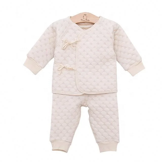 WF80907 2022 Organic cotton Baby Clothes Long Sleeve Knitted Baby sandwach Boy Romper Suits