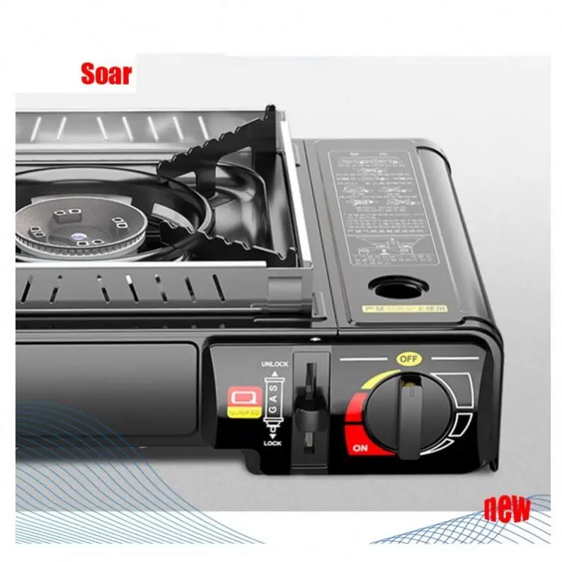 Amazon hot selling portable mini cooking plate stove heater gas for camping