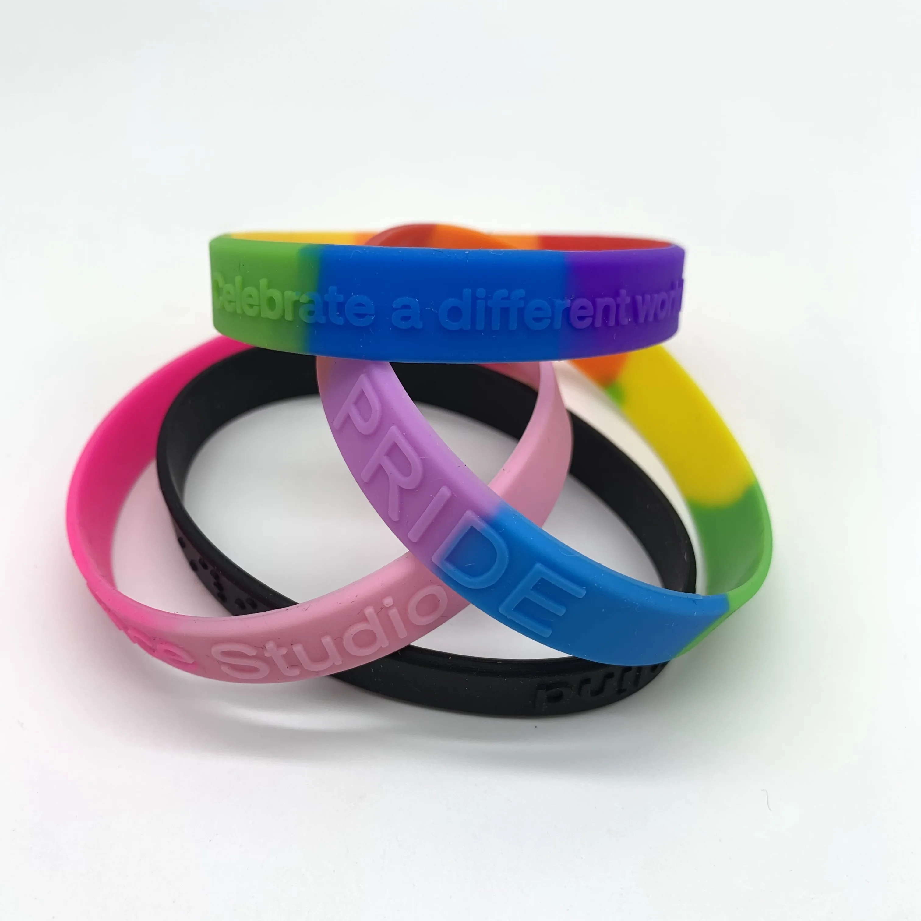 Custom Silicone Bracelets, Make Your Own Rubber Wristbands With Message or Logo, High Quality Personalized Wrist Band