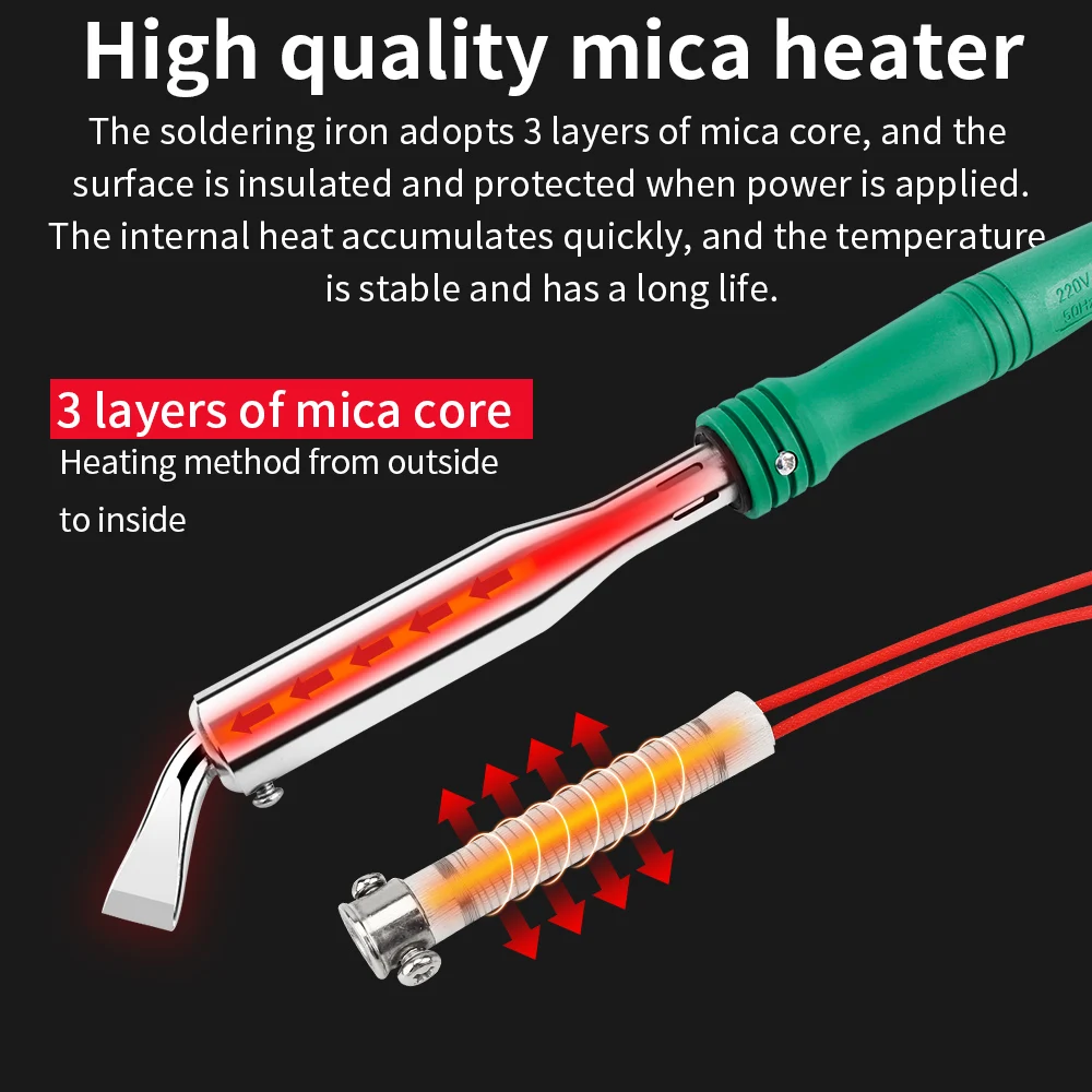 LUXIANZI 150W Electric Soldering Lron Kit External Heating Temperature Welding Repair Rework Tool