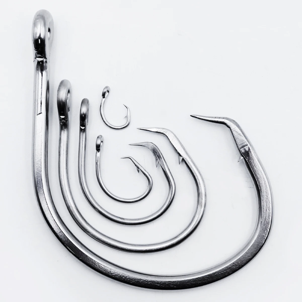 6/0 - 28/0 Fishing Shark Circle Hook Strong Stainless Steel For Tuna Saltwater Fishing Hook Big Size Tackle