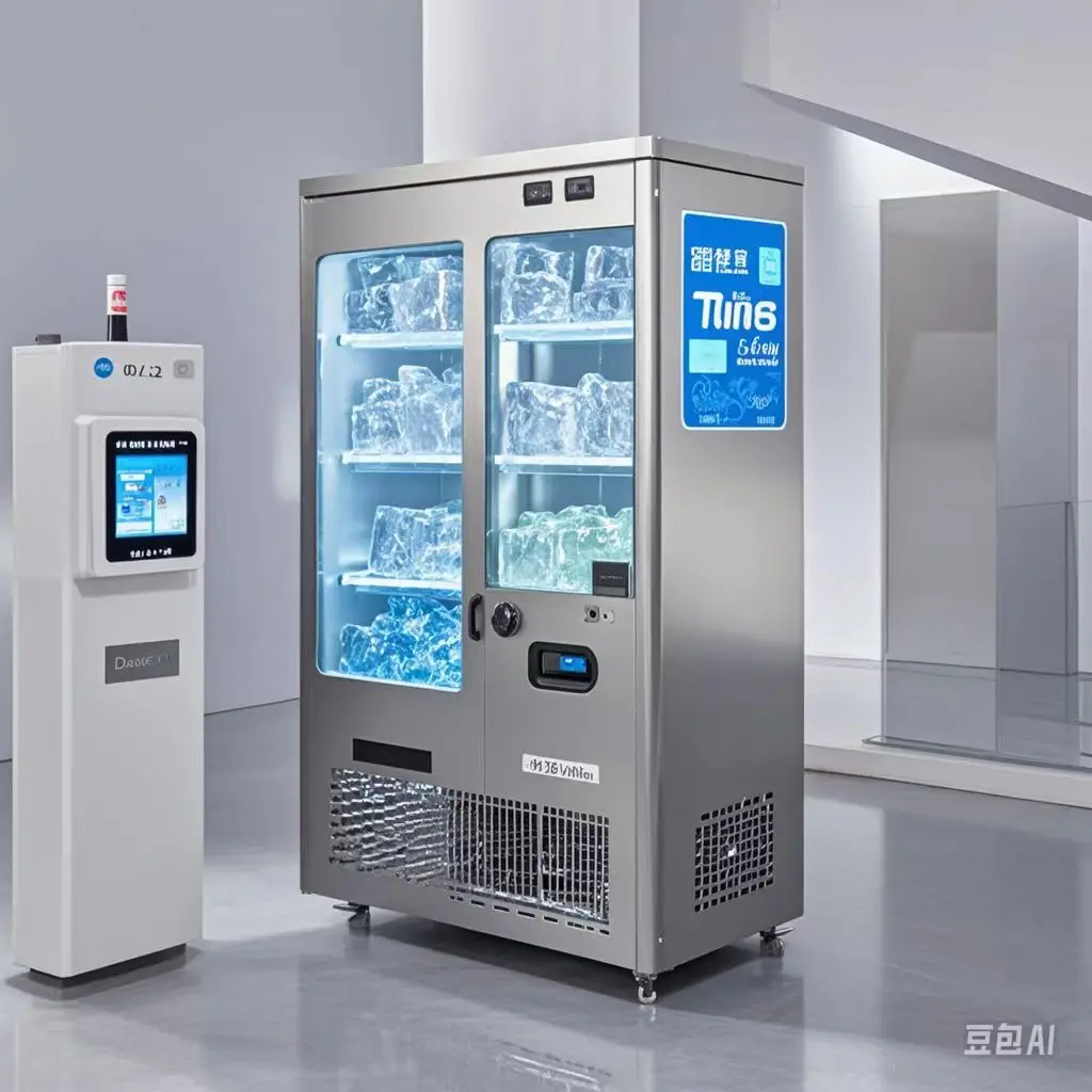Customized Products 24 Hours Hot Sale Ice Vending Machine Ice Cube Vending Machine