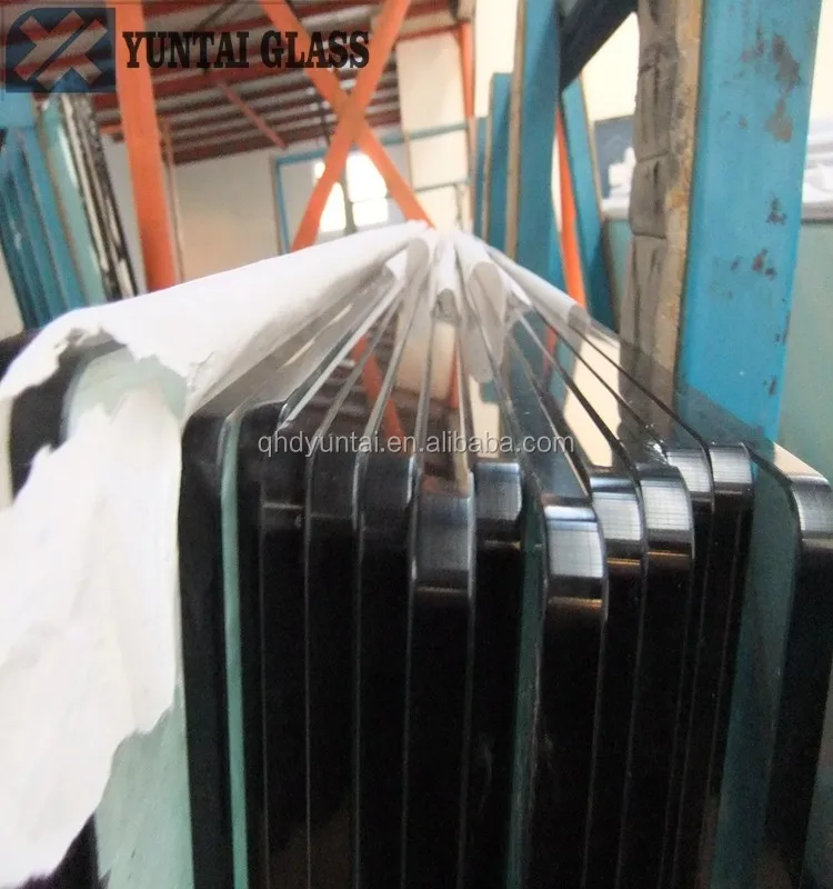 6mm 8mm 10mm 12mm tempered glass clear low iron flat door curved shower screen balustrade Padel Glass