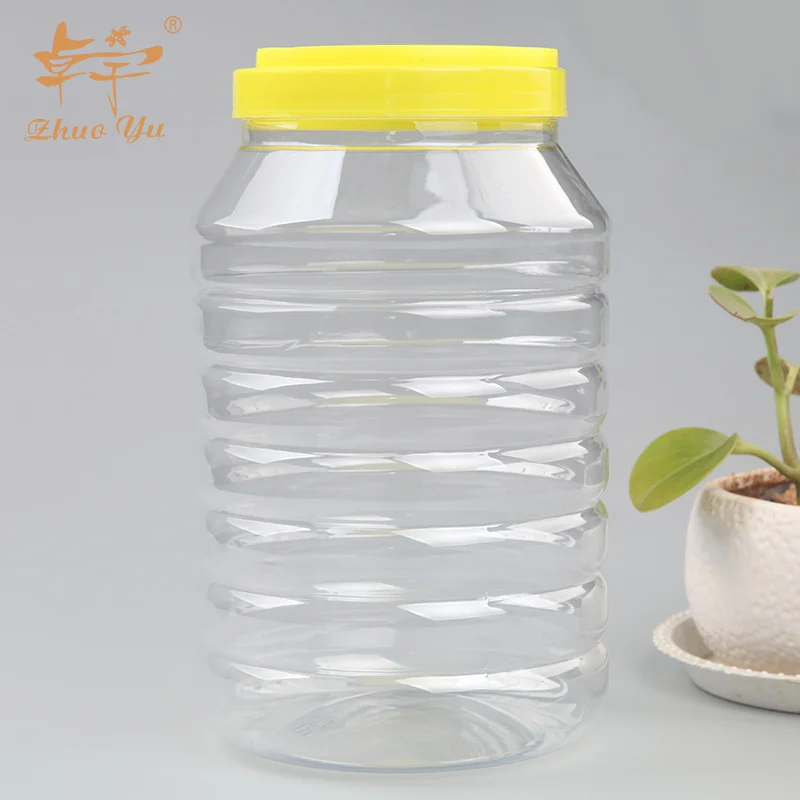 Food Grade Custom Shape Plastic Juice Container Bottle 500ml 1000ml 1500ml for Honey Cartoon Plastic Beverage Bottle Traps