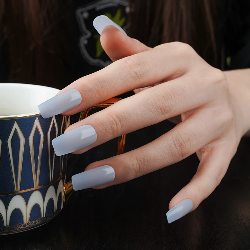 SG series 2024 new design color nail art polish stickers Semi-cured Gel Nail Strips art nail wraps