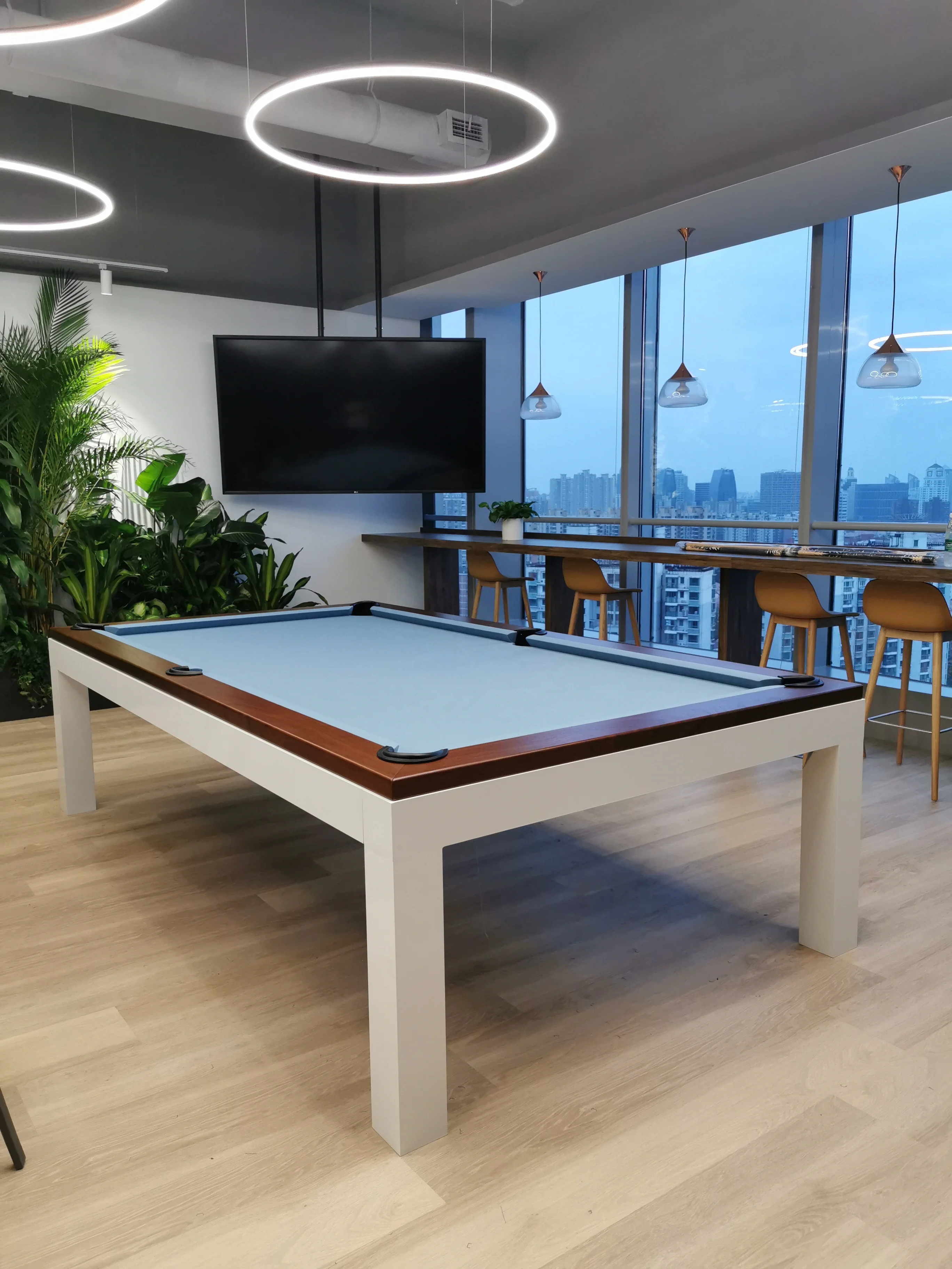 Mesa De Billar Professional Fasion Pool and Dining Table Outdoor Sports Mini Snooker Dining Table 3 in 1 Table Tennis