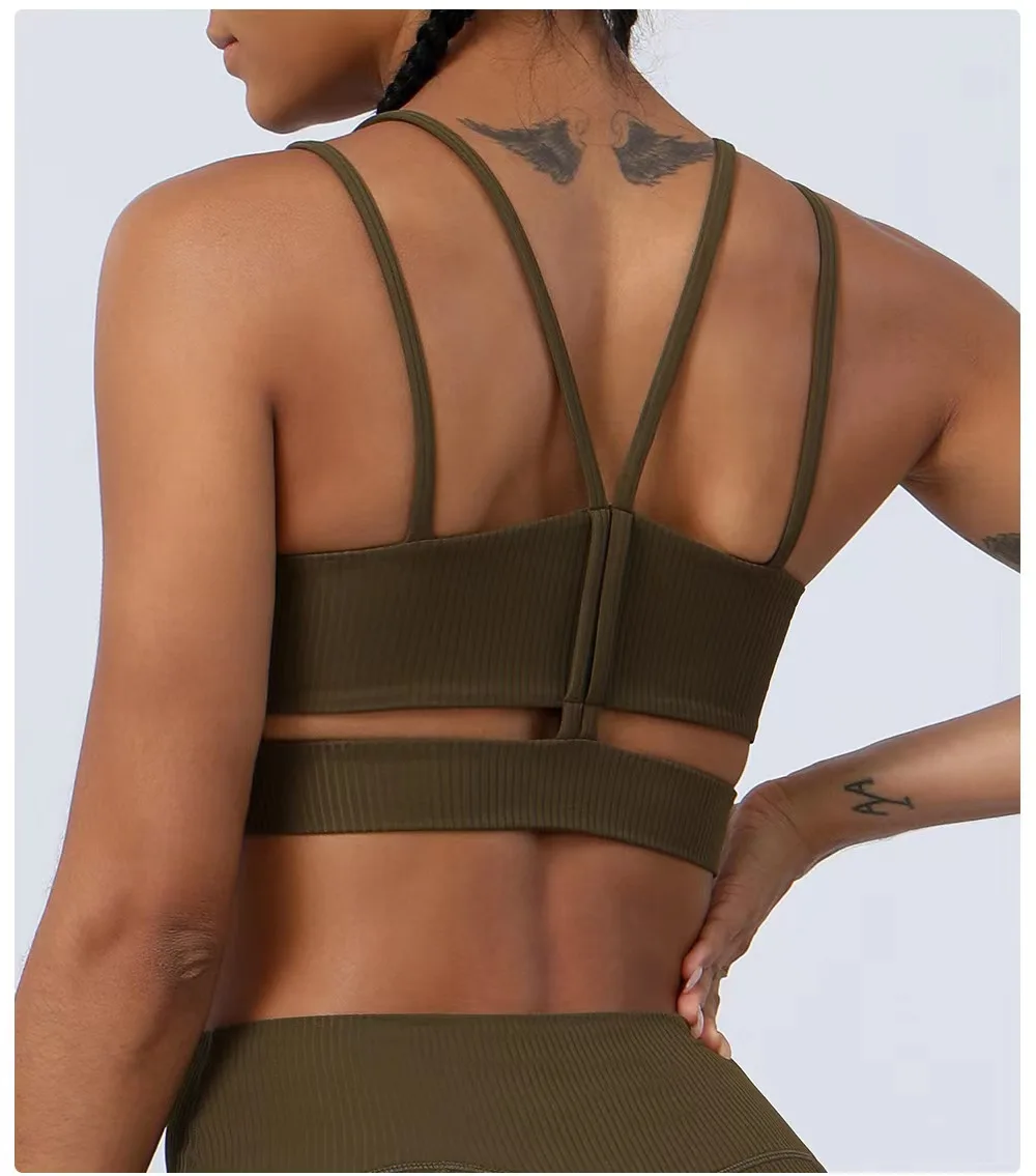 2023 Summer Women Sexy Bodybuilding Custom Logo Gym Clothes Women Sports yoga