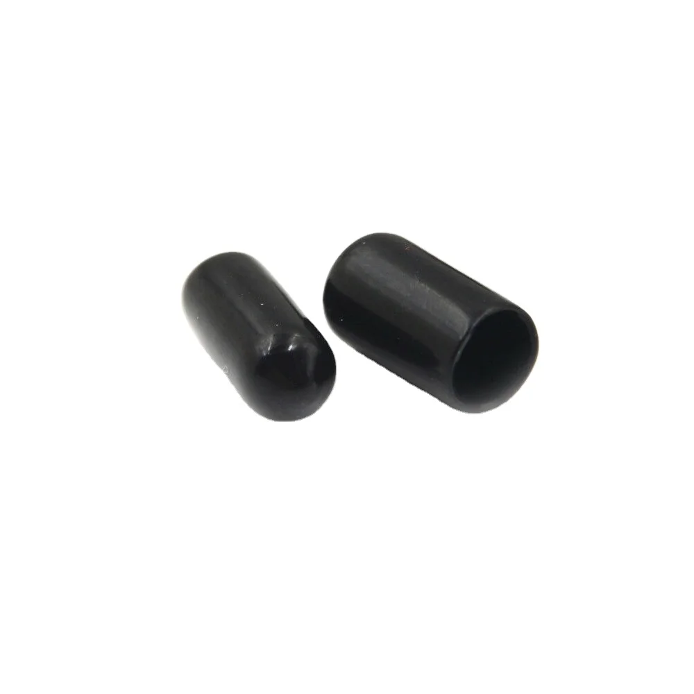 Rubber Screw End Cover Plastic Tube Hub Thread Protector Push-fit  for Pipe Black M2 M2.5 M3 M4 M5 M6  M10 Assort