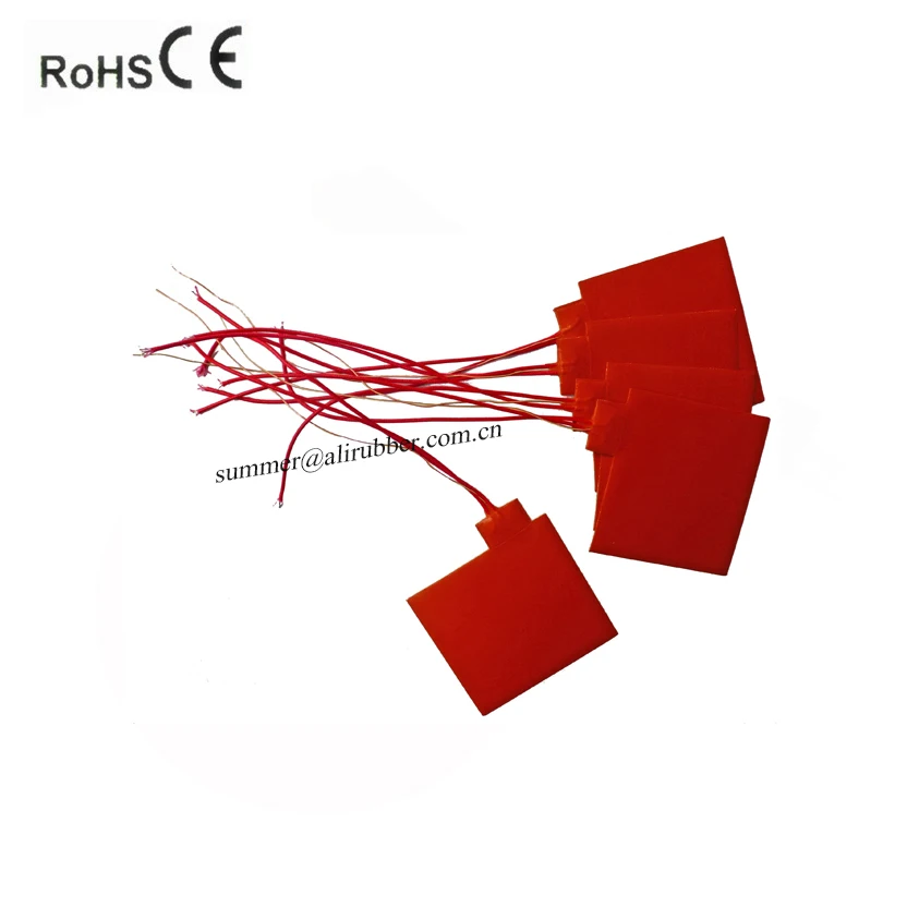12 v.3.7v 24 v Silicone Rubber Heater