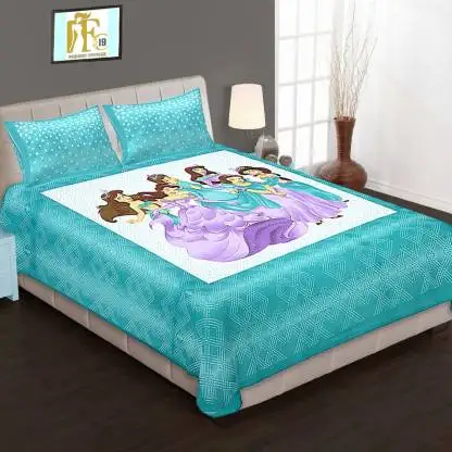 REVE 150 TC Microfiber Bedding Bed Sheet |  3D Printed Double Microfiber  Bed sheet Set | Indian Exporter Bed sheet Set for Sale