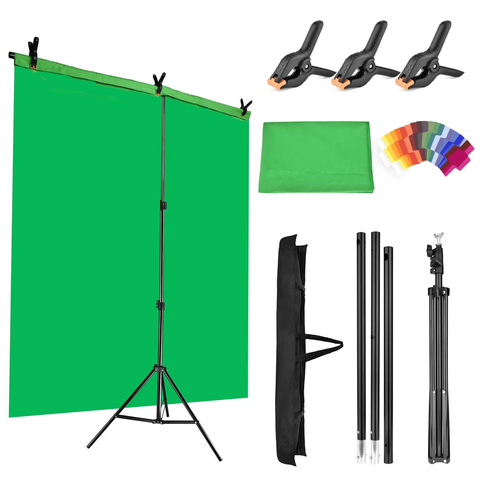 Yelangu Photography Studio Green Screen with stand