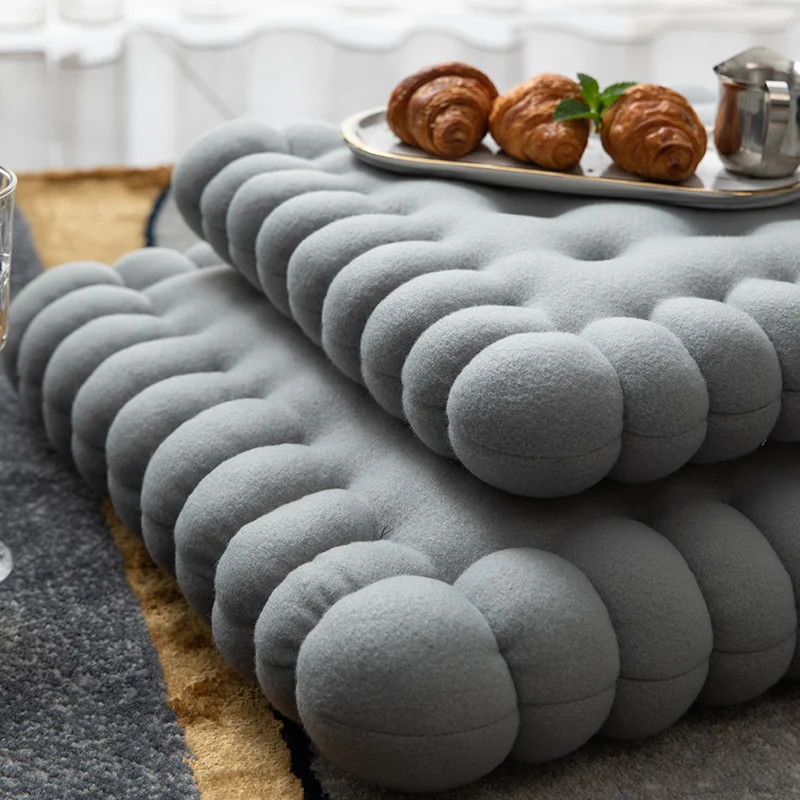 new design soft cute thick  biscuits cookie shaped seat cushion for kid child