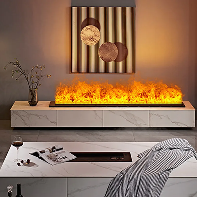 Современный дизайн, искусственный камин с паровой водой для обогрева помещений и украшения дома