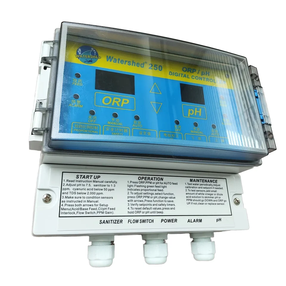 Hot Selling Chemtrol 250 Swimming Pool Water Quality Controller PH/ORP Monitor Disinfection System Water Testing Equipment