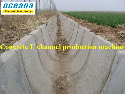 Бетонная u-образная формовочная машина для воды пресс-форма toyo u-образного дренажа