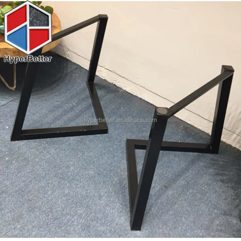 Z shape dining table legs