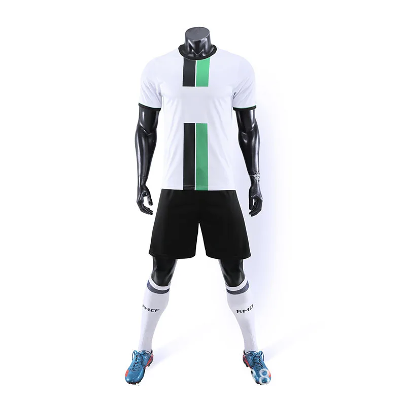 Football jersey soccer wear 2022/2023 football wear yellow and green color sublimate soccer uniforms set