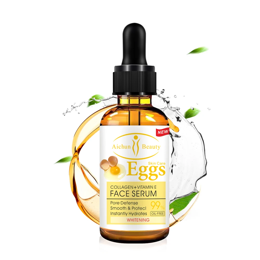 Aichun Beauty Collagen Eggs Face Serum Moisturizing Smooth Skin Facial Serum Nourishing Skin Care Essence Products