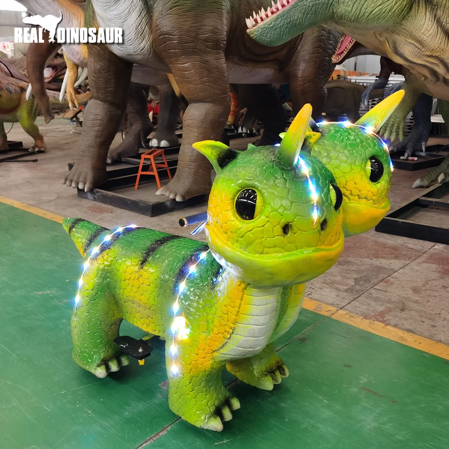Playground Children Electric Toy Cars Dragon Model