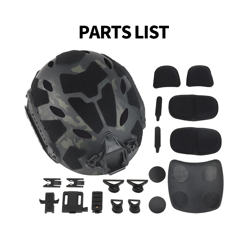 SABADO Custom Wholesale Protective Security Helmet High Cut High Strength Tactical Safety Tactical Helmet