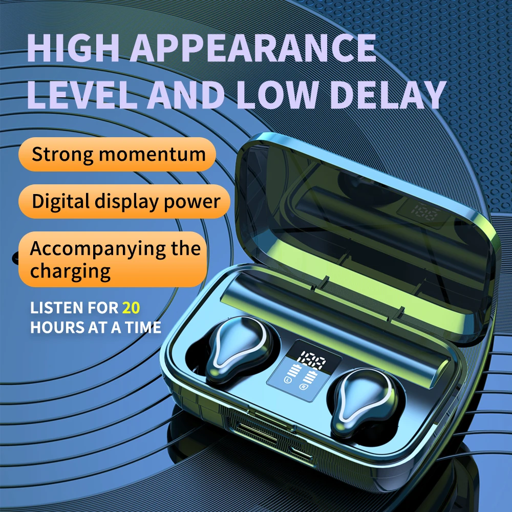 
Best Quality tws m10 blutooth headset earphone type-c headphones OEM eirphone headset noise cancelling earbuds for sleeping 