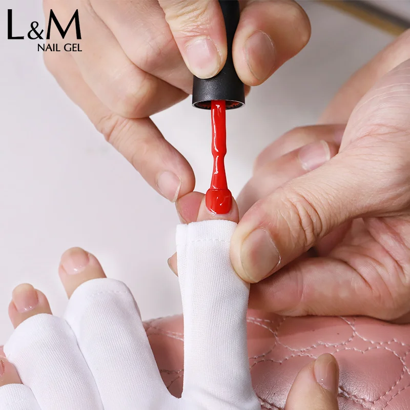 Nail Gloves Anti UV Protect Hands Gloves 1 Pair Gel Manicure Tools